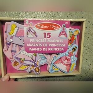 Melissa & Doug Princess Magnets Set - Pink and Purple
